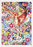 Death NYC Ltd Ed Pop Art Druck " Murakami Mel Ramos Girl