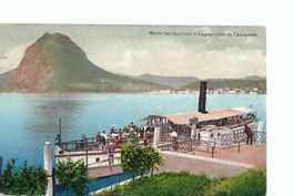 DAMPFSCHIFF in Castagnola, Lago di Lugano 1911, Salvatore