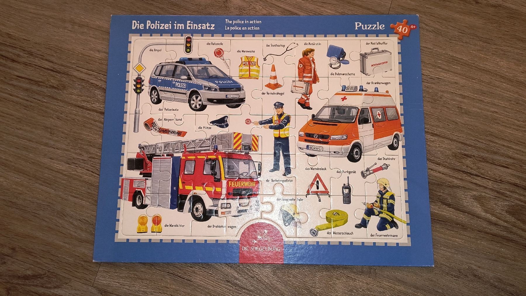 Ravensburger Puzzle: Ravensburger Puzzle Set - Bauernhof, Polizei, Baustelle, 4+ – Usato da Neuenkirch venduto da ele99 1