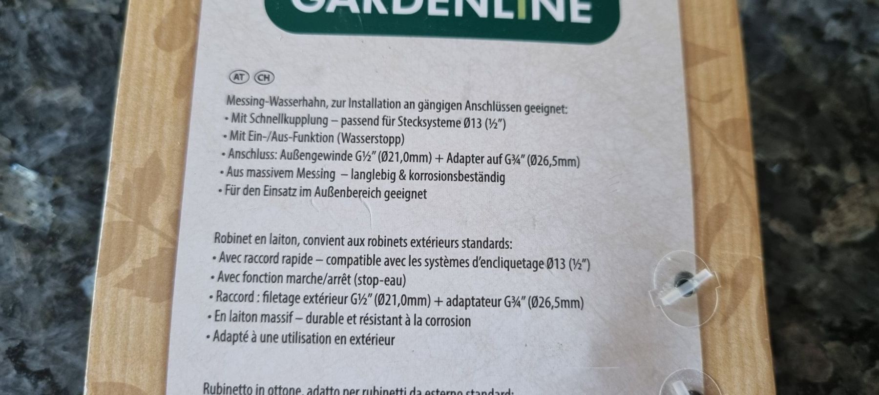 Rubinetteria: Messing Wasserhahn , Neu! – Nuovo (secondo la descrizione) da egliswil venduto da Maggy6 1