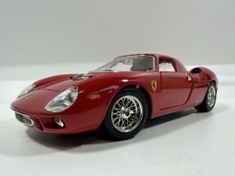 1965 Ferrari 250 Le Mans 1:18, rot, BBURAGO