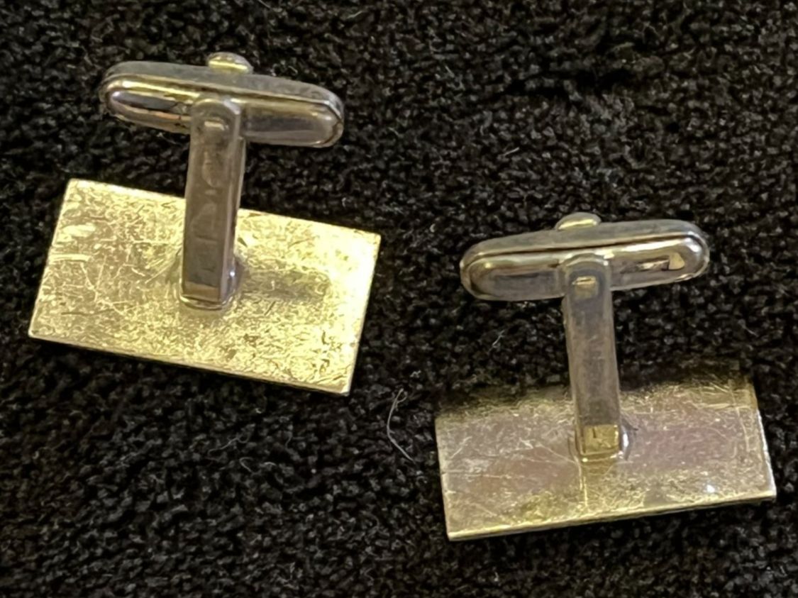 Manschettenknöpfe: Manschettenknöpfe Silber 800 – Gebraucht aus Bettwiesen von wicking27 2