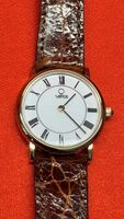 Venus Uhr Damenarmbanduhr Weiss Lederband Roman Ziffern