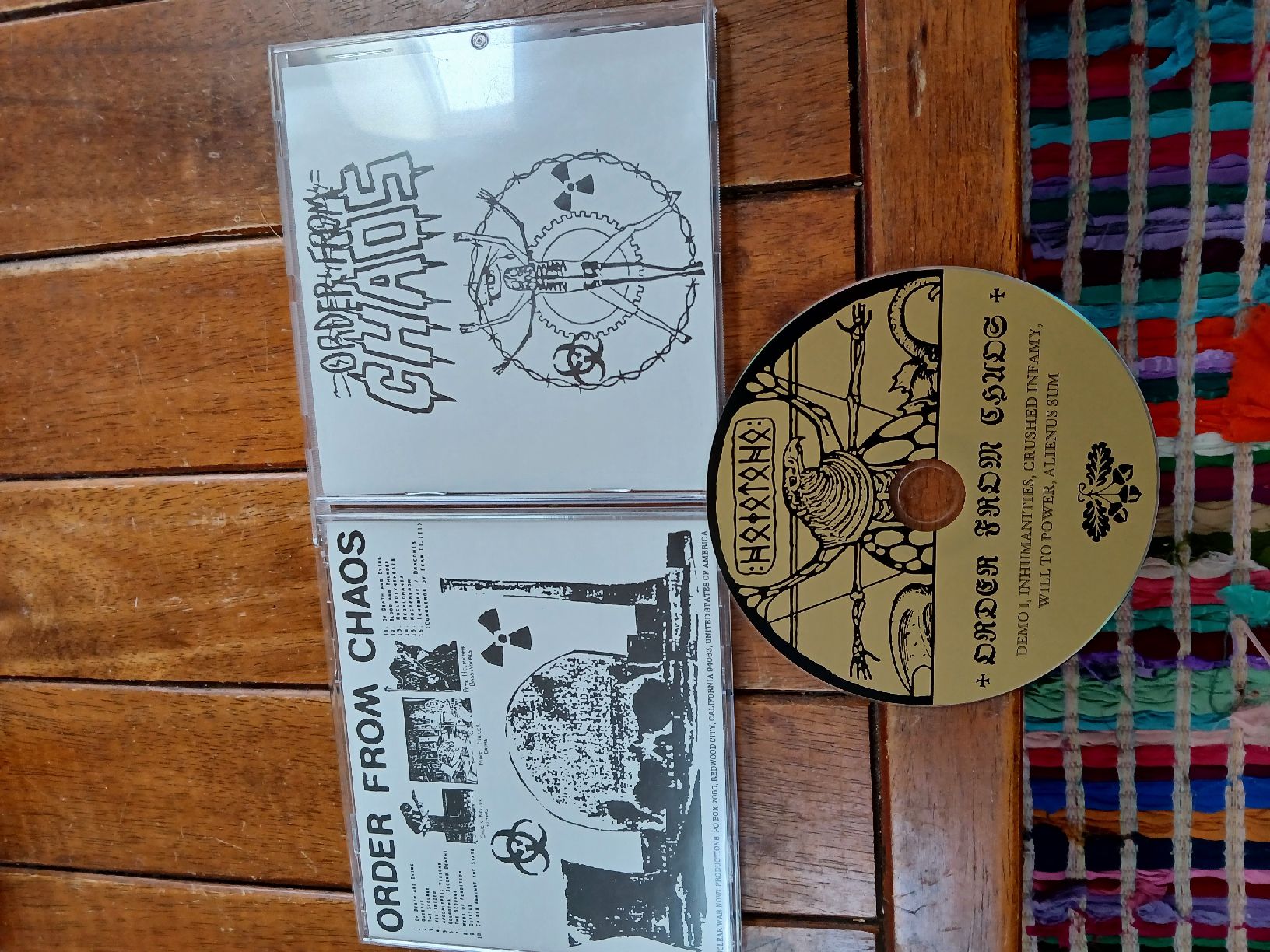 CD: order From Chaos- demo, inhu..., crushed...,... – Usato da St-Cergue venduto da VeganWarrior