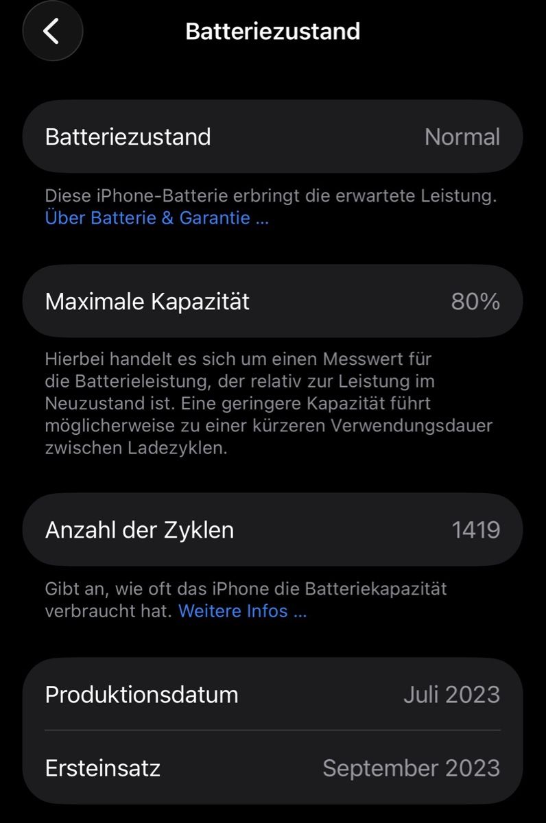 Apple Handys / Smartphones: Apple iPhone 15 Pro 256GB Schwarz  – Gebraucht aus Wetzikon ZH von santino1987 4