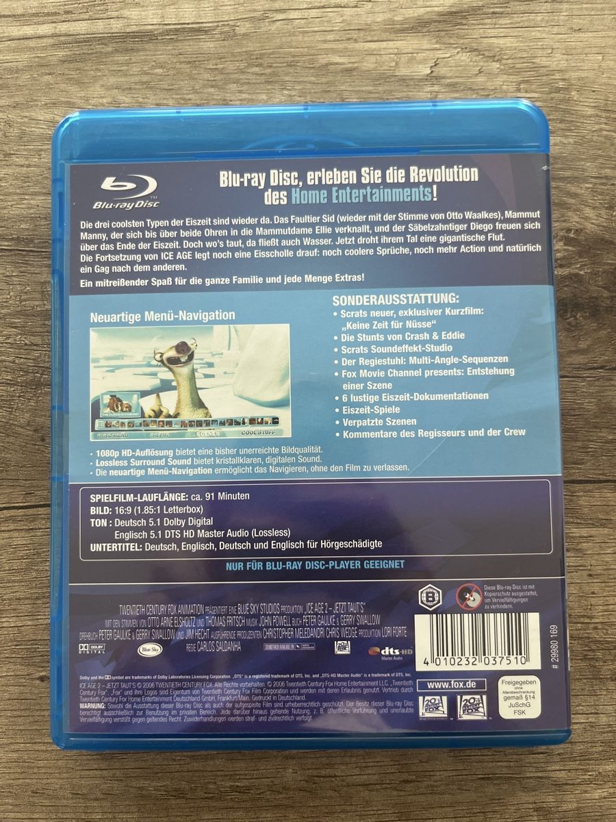Tutti i DVDs: Ice Age 2 - Jetzt Taut's - Blu-ray Disc – Usato da Frutigen venduto da abr_w5b2 2