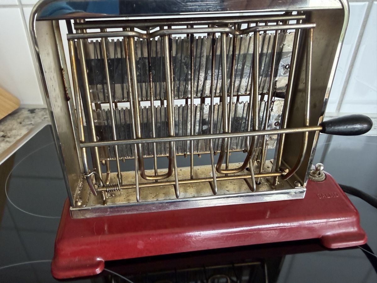 Vintage Toaster Calmo Dedo Kirchhoff rot 220 Volt (D'occasion) à Zürich ...