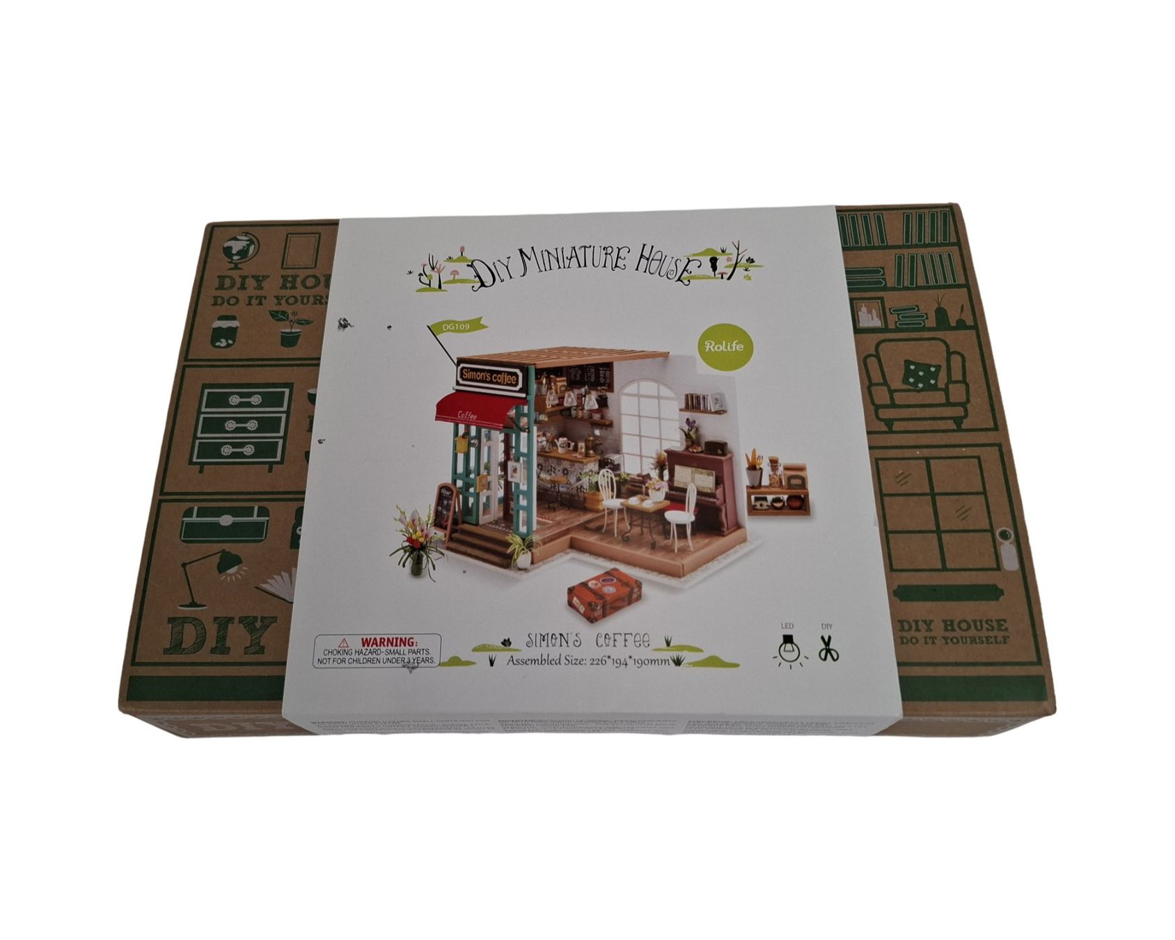 Kit bricolage: ROBOTIME ROLIFE Simon's Coffee DIY – Nuovo (secondo la descrizione) da Wil SG venduto da Restwert_Wil