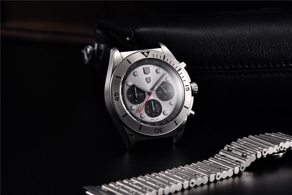 Pagani Design Orologi: Pagani Design Herren Uhr Chronograph – Nuovo e nell'imballaggio originale da Suhr venduto da sjay.Cv 5
