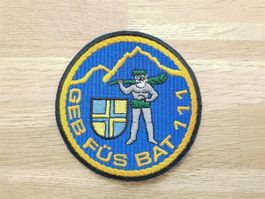 Badge Geb Füs Bat 111 blau