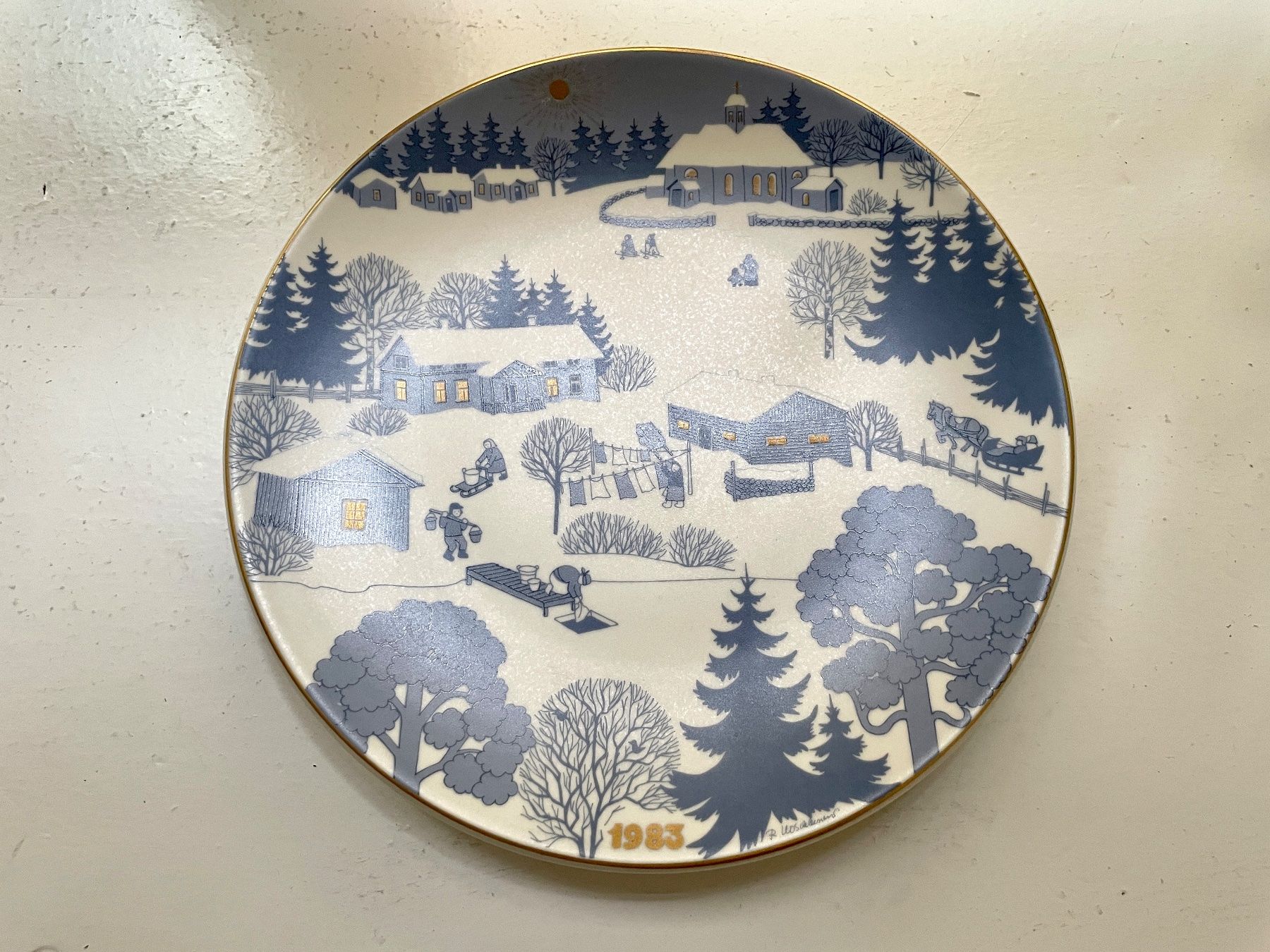 Tutte le decorazioni: Vintage/Arabia/year plate1983 – Usato da Genève venduto da iimon3 6