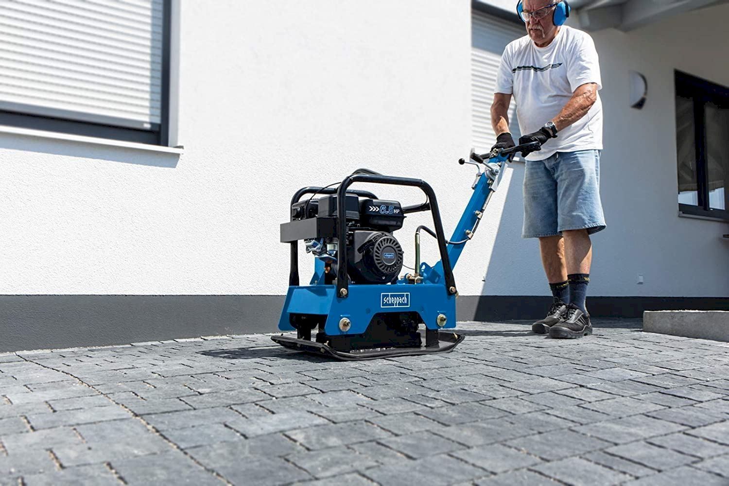 Tutte le macchine: Scheppach HP2500S Rüttelplatte 30 kN – Nuovo e nell'imballaggio originale da Bottighofen venduto da zaap 5