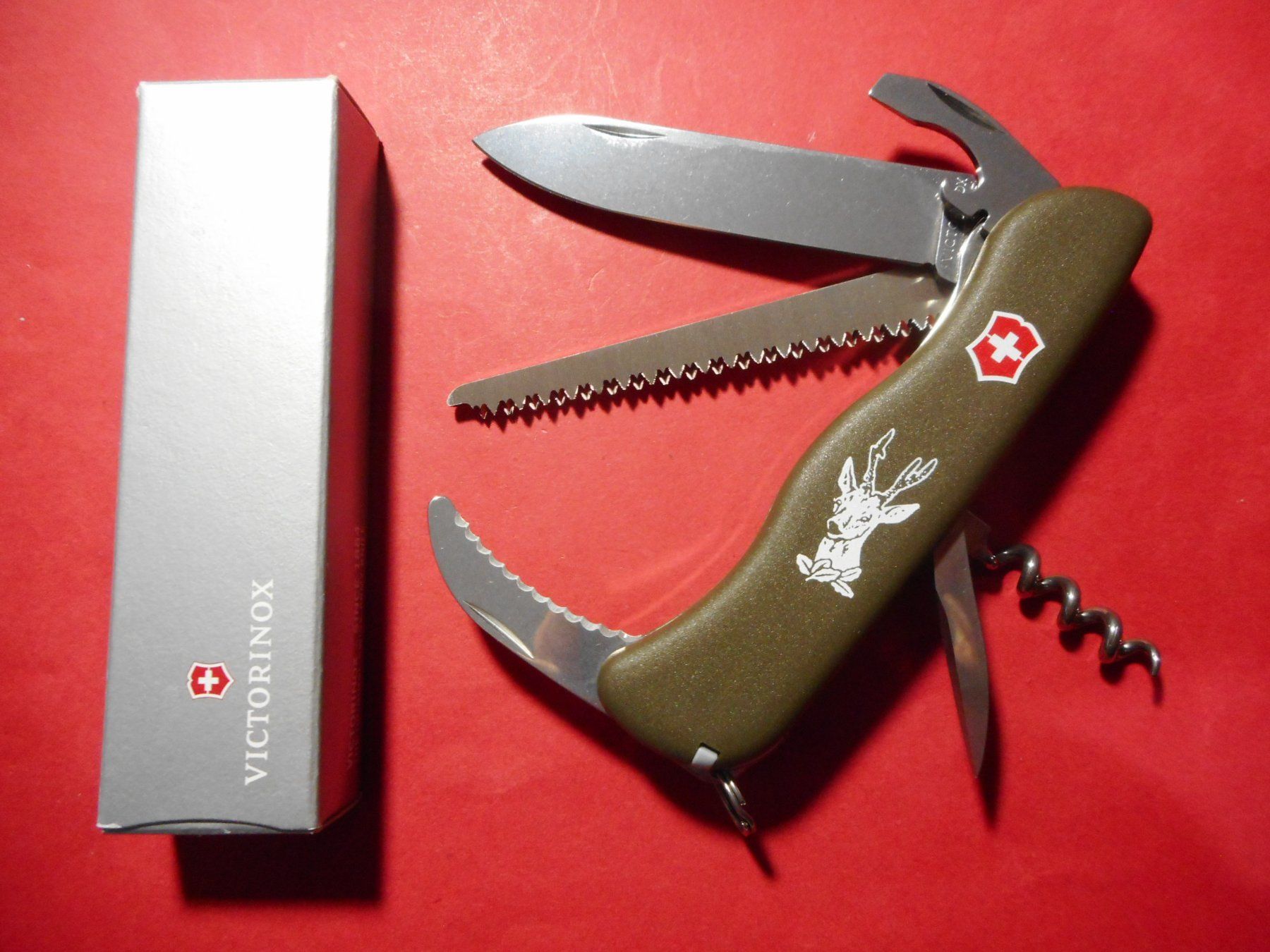 Victorinox Coltelli tascabile: Victorinox  Hunter  4er Set – Nuovo e nell'imballaggio originale da Rotkreuz venduto da Hubbil 8