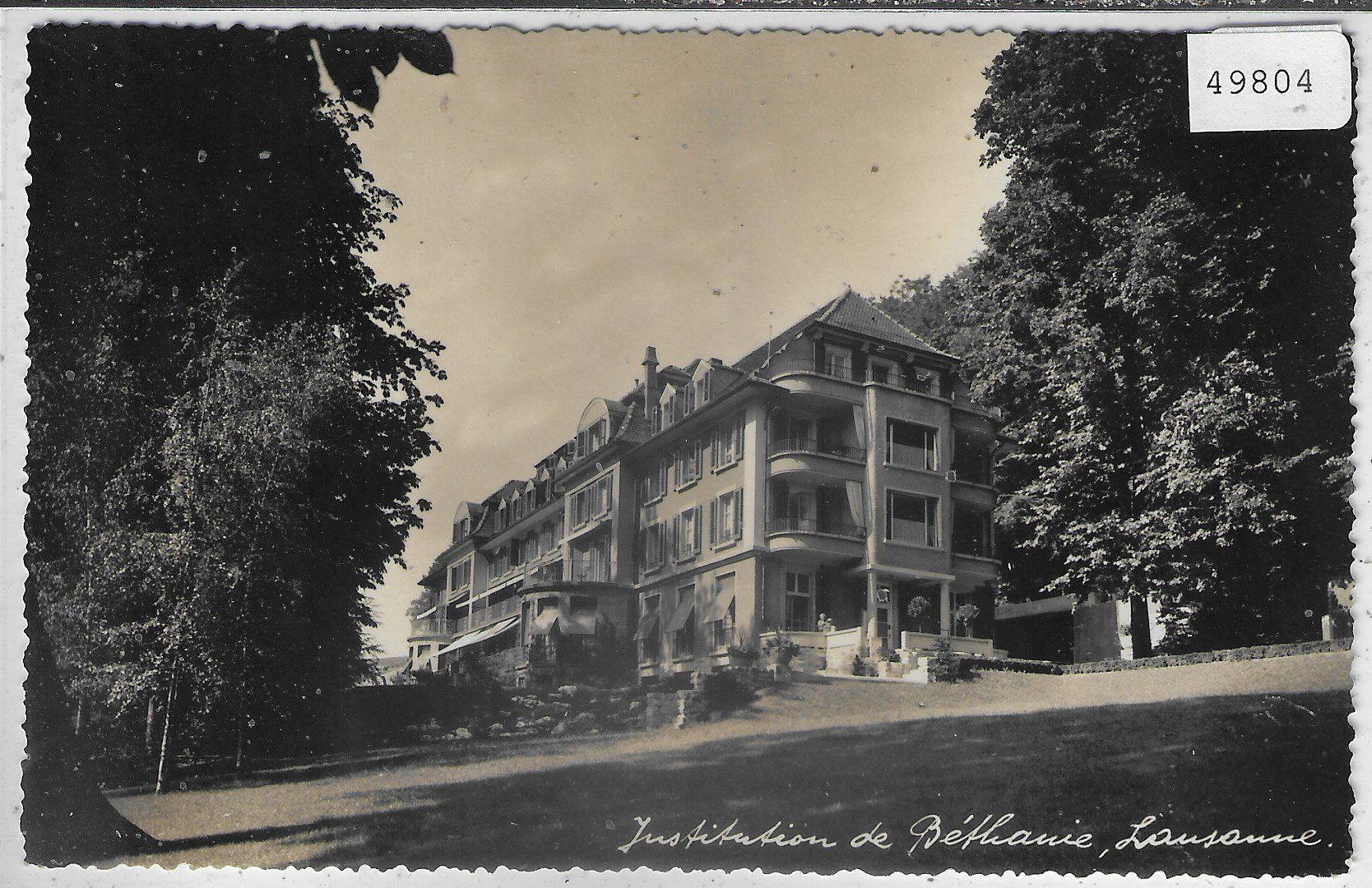 Ansichtskarten: Instutition de Bethanie - Lausanne – Gebraucht aus Ettingen von Kartenplanet