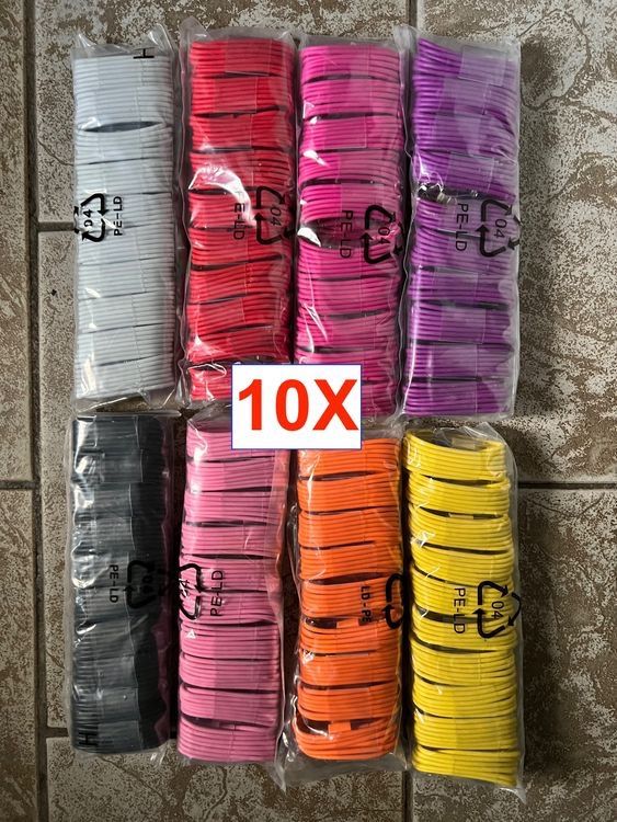 Cavi: 10X Cable pour iPhone – Nuovo e nell'imballaggio originale da Marly venduto da gol_7sfs
