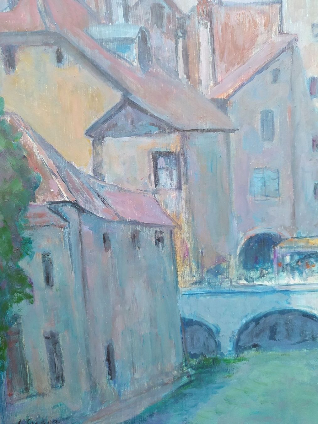 Dipinti: Ölgemälde signiert – Usato da Bretzwil venduto da nefith 3