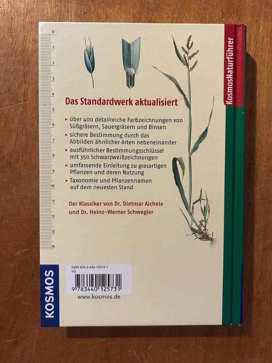 Bücher: Unsere Gräser. Aichele / Schwegler. Kosmos – Gebraucht aus Zürich von WWehrle 1