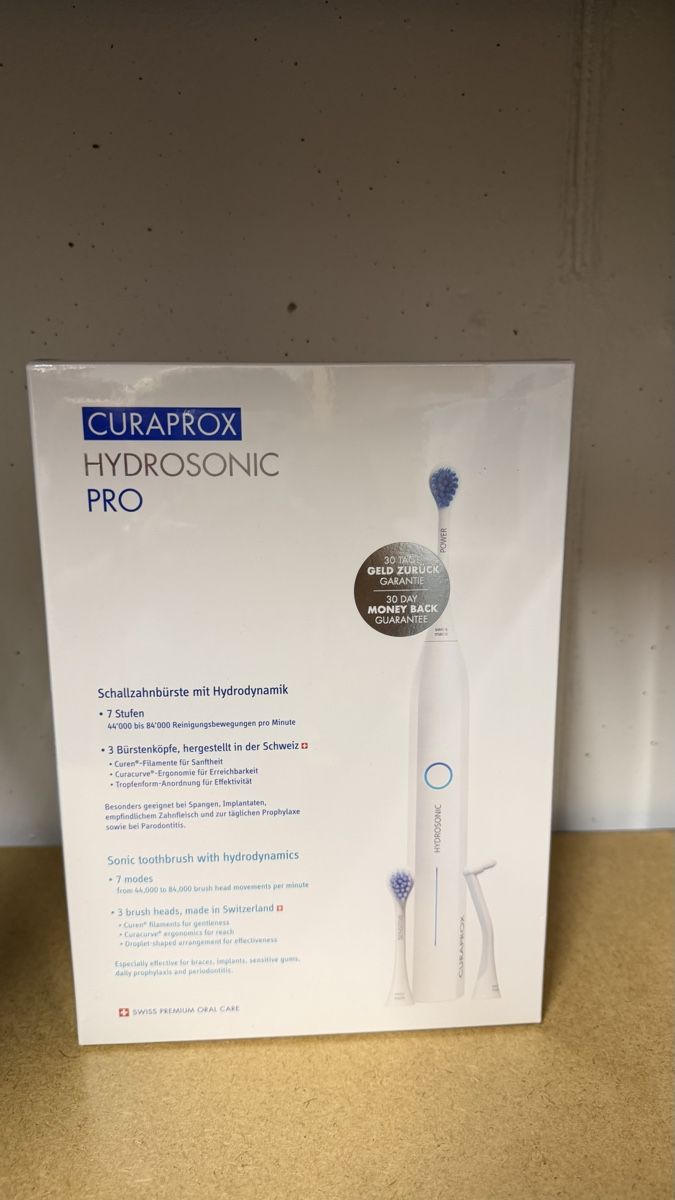Curaprox Zahnpflege: Curaprox Hydrosonic Pro Schallzahnbürste Neu – Neu und originalverpackt aus Niederwil SG von SuisseArchive