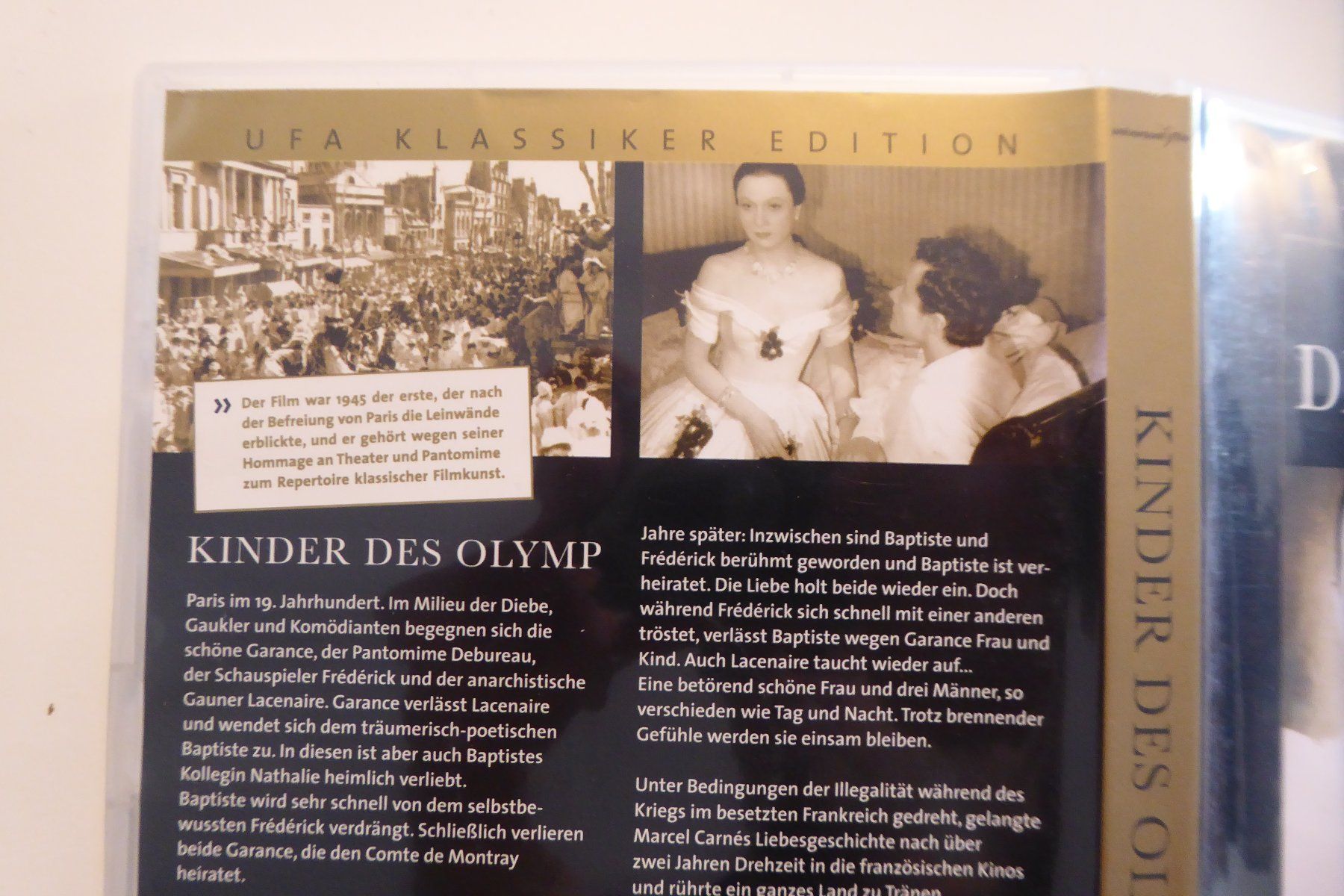 Tutti i DVDs: DVD Kinder des Olymp – Usato da Allschwil venduto da Summelsarium 1