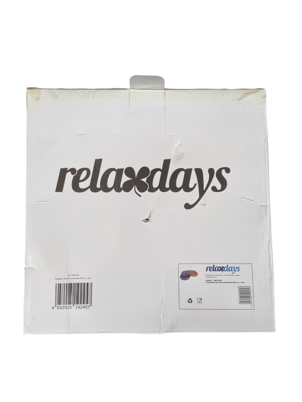 Teglie da forno: RELAXDAYS Pizzablech 4er-Set Carbonstahl – Nuovo (secondo la descrizione) da Wangen b. Olten venduto da Restwert_Wangen 1