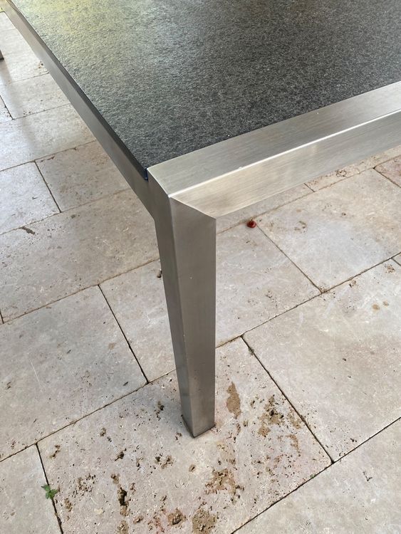 Edelstahl Granit Gartentisch Kaufen auf Ricardo