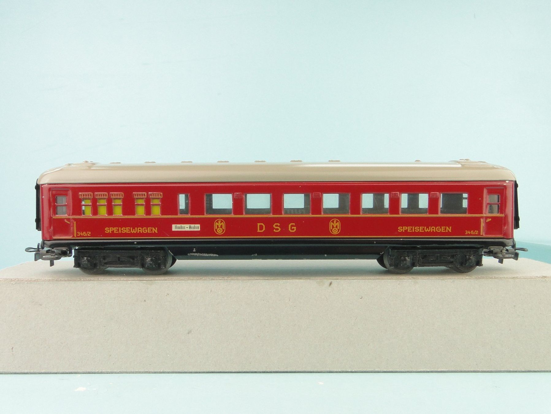 Märklin Modellini di ferrovie: Märklin H0 346/2 Speisewagen – Usato da Bülach venduto da cann11