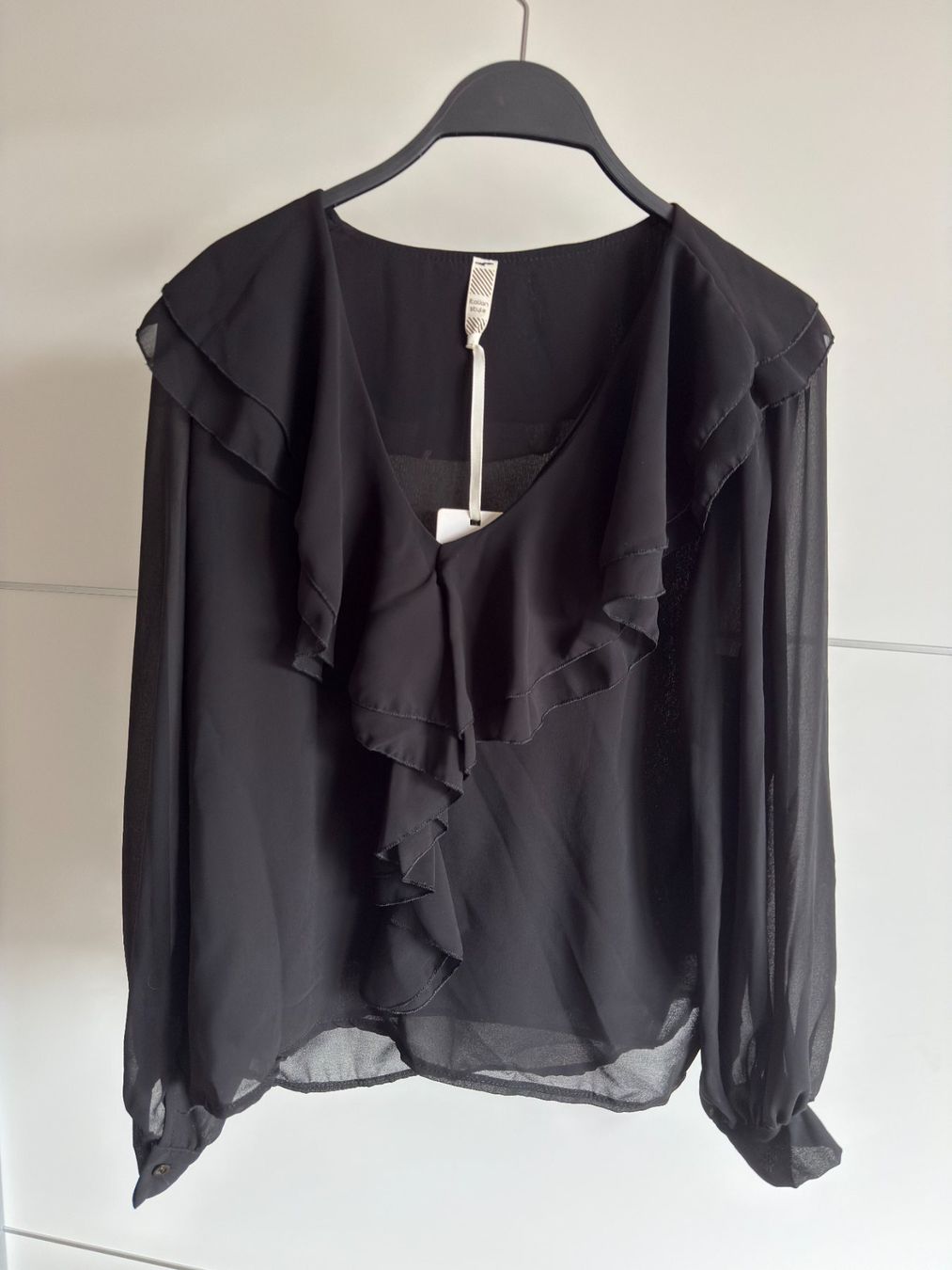 Camicette: Bluse, schwarz, Einheitsgrösse – Nuovo (secondo la descrizione) da Emmenbrücke venduto da Florentina27
