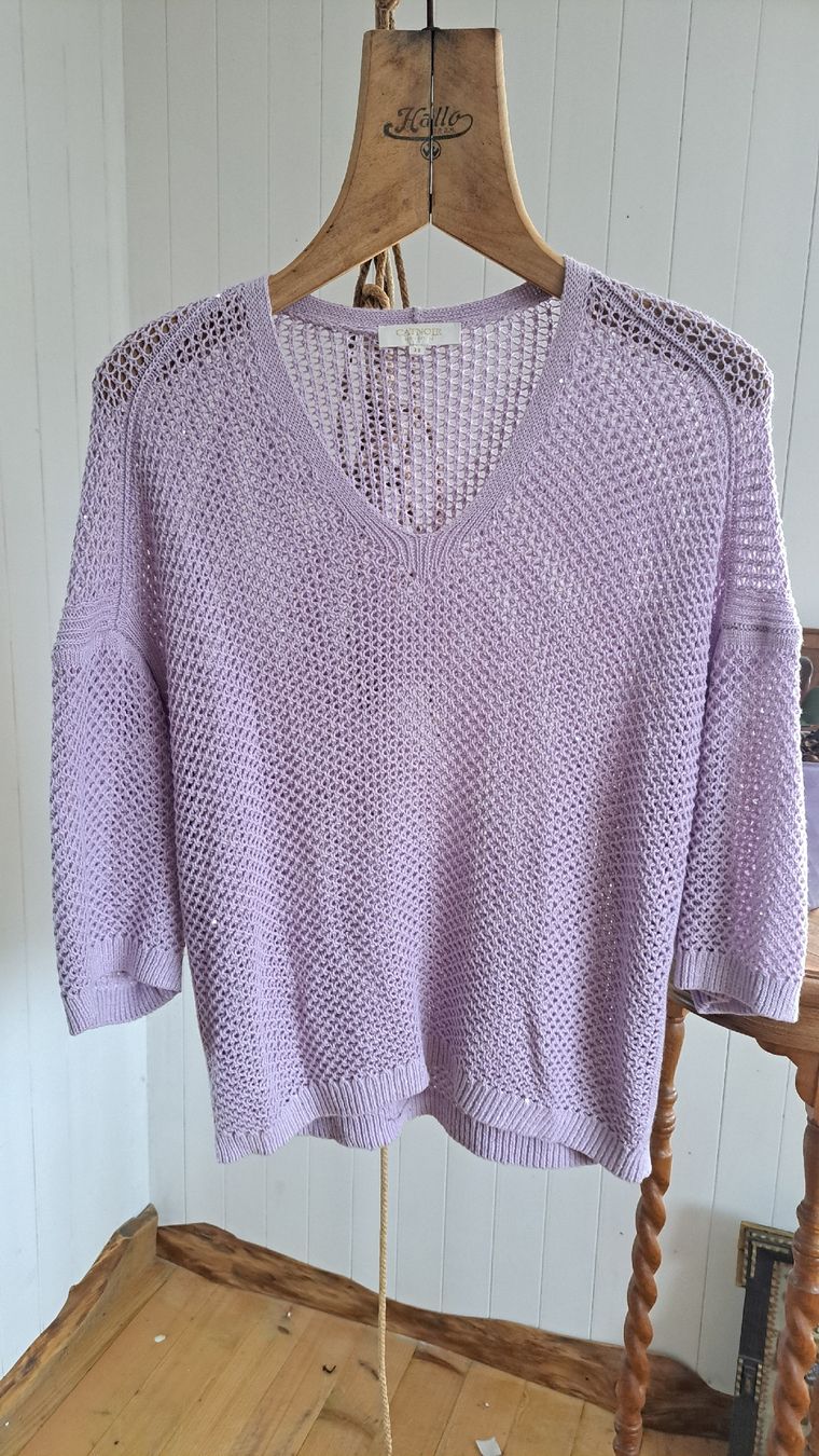 Maglioni & Felpe: CATNOIR Lochstrickmuster Pullover 38 M Strickpullover Pulli – Usato da Mollis venduto da Fauchi99 3