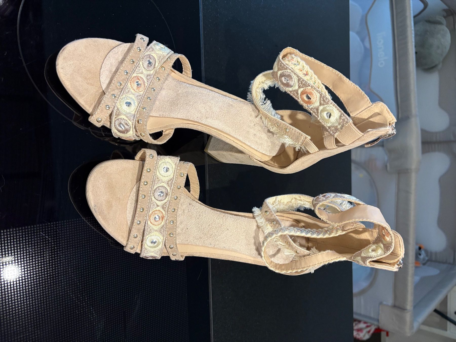 Scarpe da donna: Offene Sommer Sandale Boho Stil Grösse 41 – Usato da Grellingen venduto da fablo_design 1