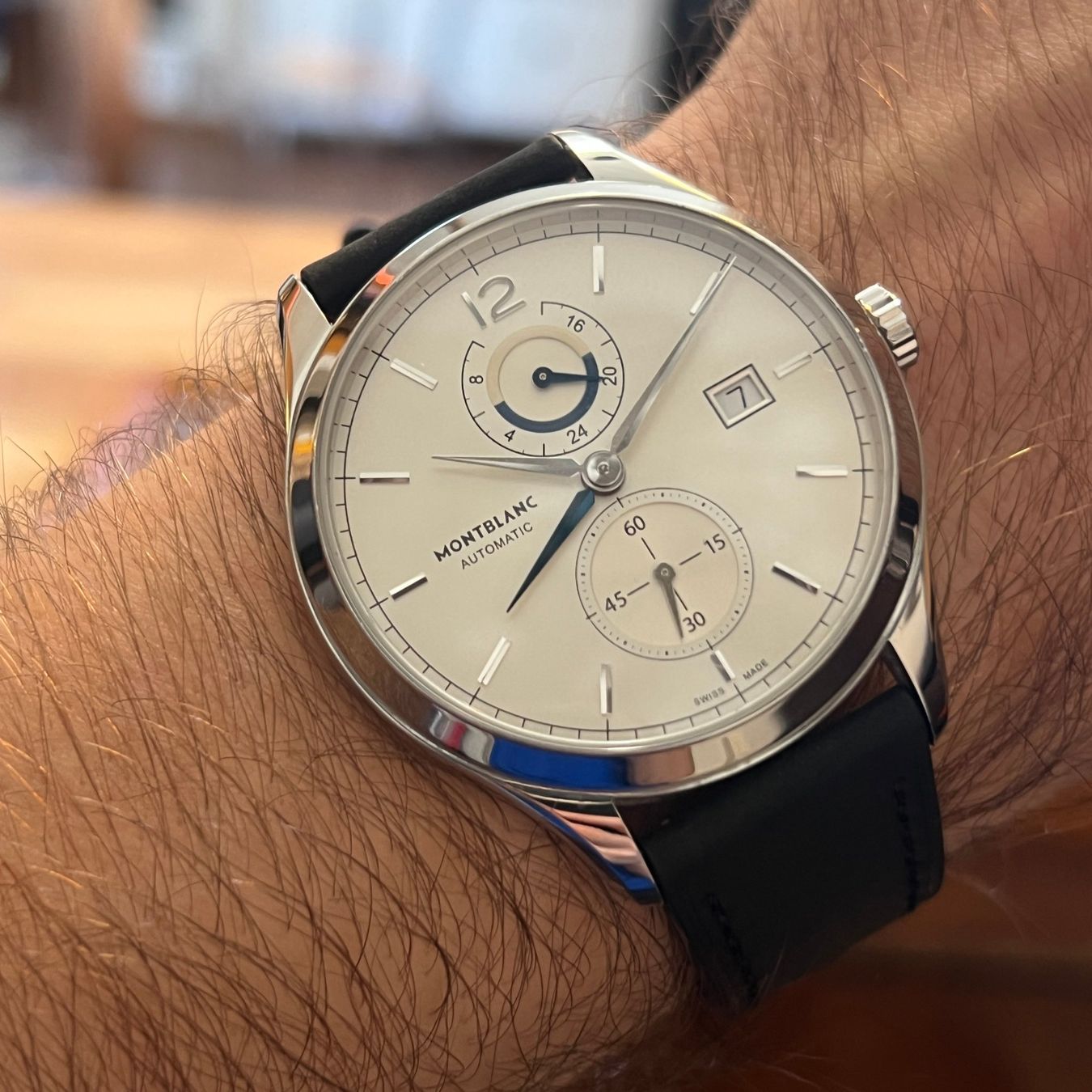 Montblanc Orologi: Montblanc Heritage Chronometry Dual Time 112540 – Usato da Carouge GE venduto da Watchaser 3