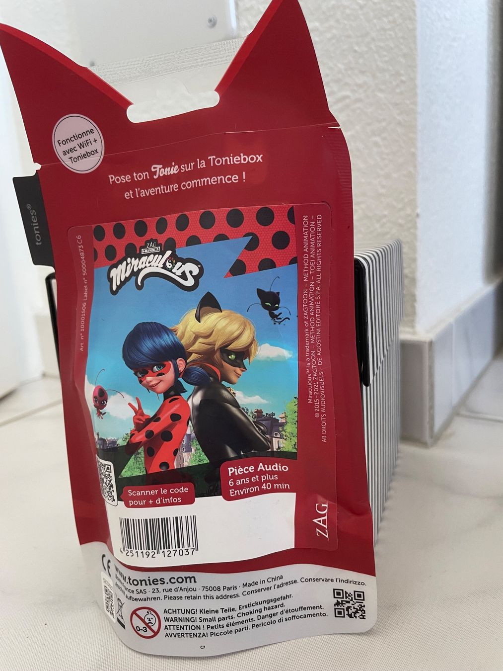Audiolibri: Miraculous Tonie Chat Noir FRANCAIS – Nuovo e nell'imballaggio originale da Richterswil venduto da Jolipoisson 1