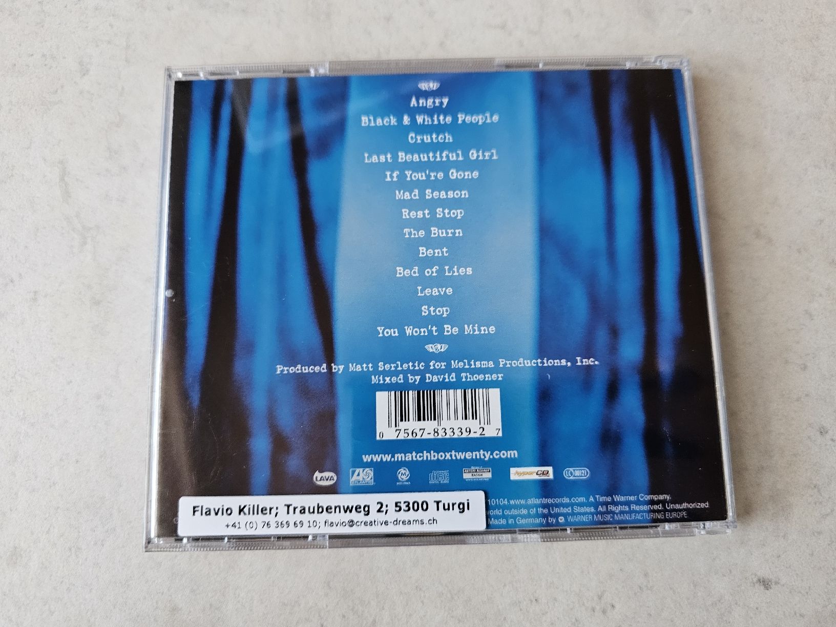CD: Matchbox Twenty  -  Mad Season – Usato da Schneisingen venduto da backstore24 1