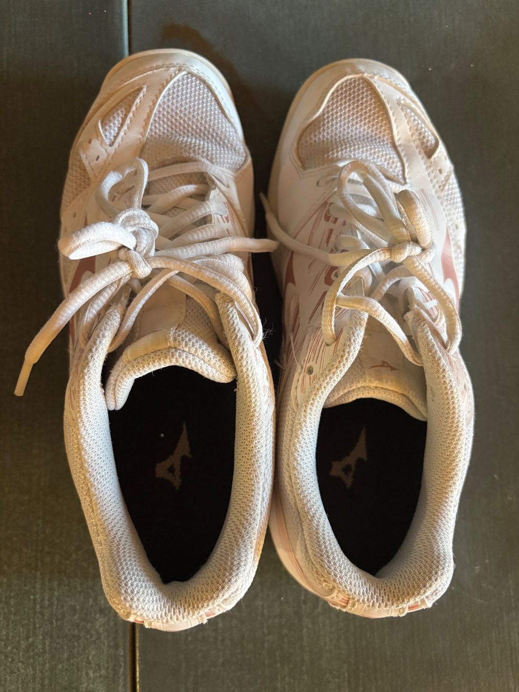 Mizuno Scarpe per ragazze: Hallenschuhe Kinder, Weiss/Rose, Gr. 37 – Usato da Allmendingen b. BE venduto da gio_kv6r 1