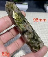 Deko Heilstein K-317 – Grüner Glimmer Turmalin Turm – 9,8 cm