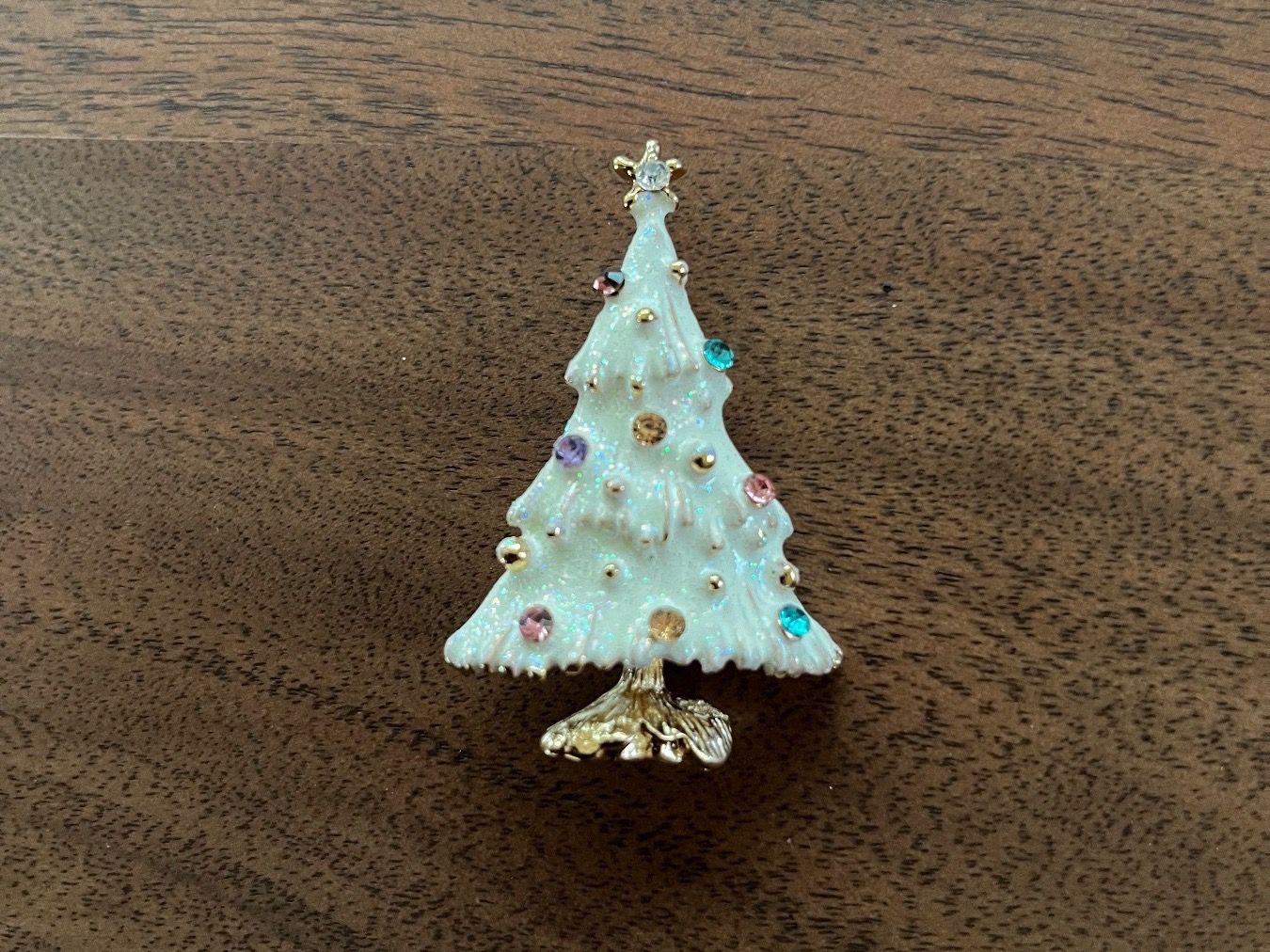Spille & Fermagli: Weihnachts-Brosche Tannenbaum/ Christbaum – Nuovo e nell'imballaggio originale da Gams venduto da Mariawicca 3