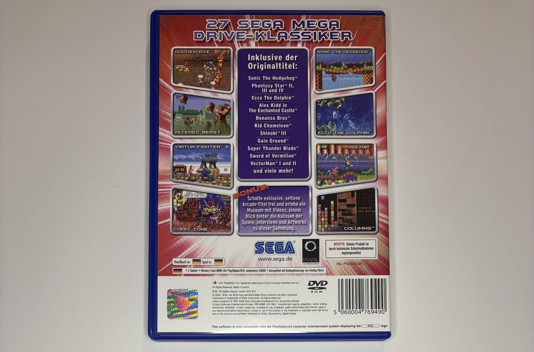 Giochi: PS2 - SEGA Genesis Collection – Usato da Allschwil venduto da Bullach 2
