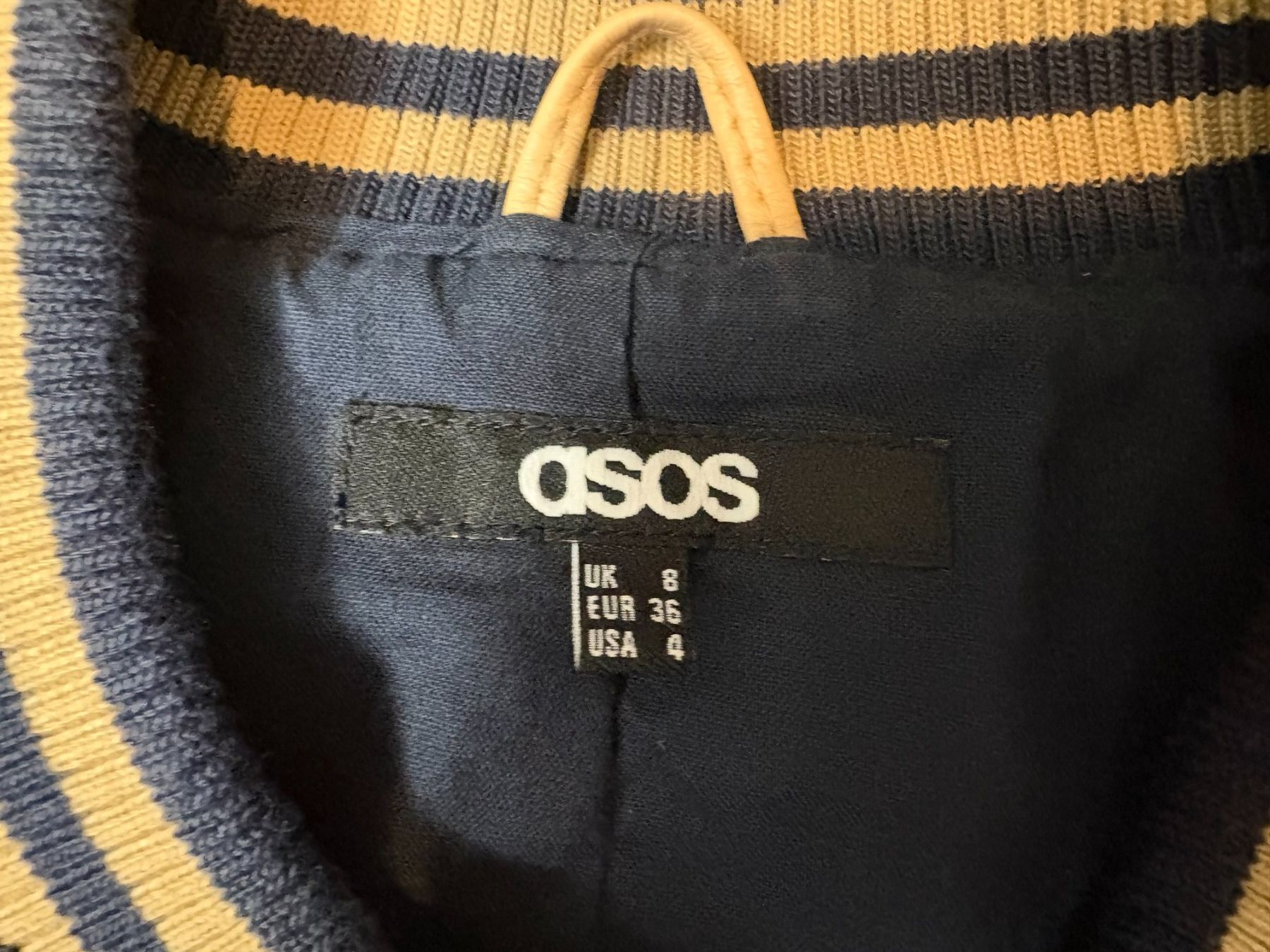 Asos Giacche: Collegjacke ASOS mit Lederärmel Gr. 36 – Usato da Willisau venduto da ani_gtk8 2