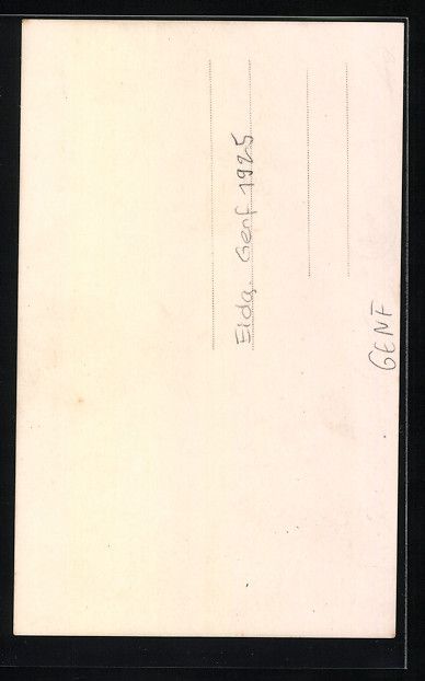 Cartoline postali: Foto-AK Genf, Strassenpartie mit Strasse – Usato da Berlin venduto da bartko-reher 1