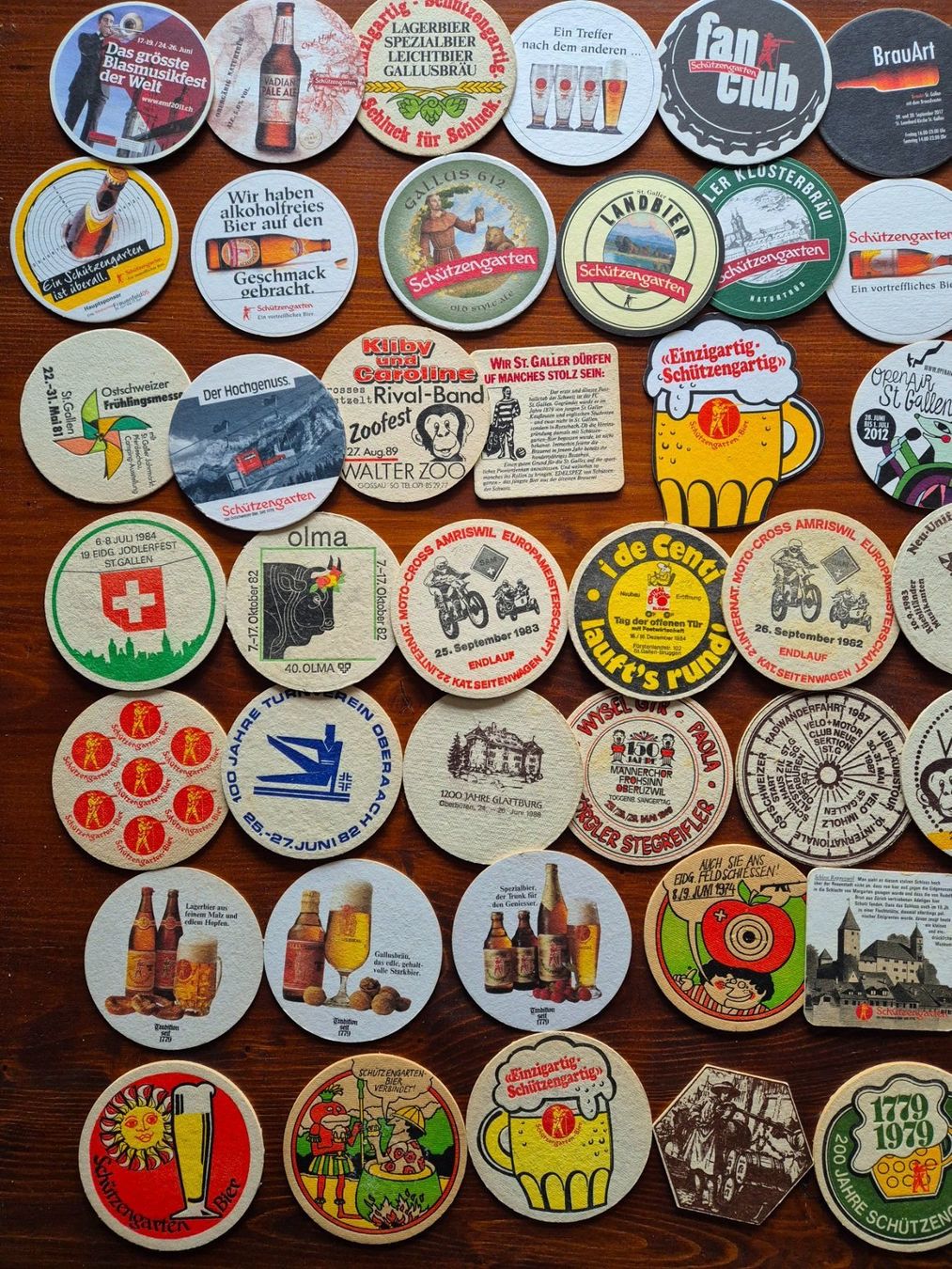 Sottobicchieri: Bier Deckel Brauerei Schützengarten – Usato da St.Gallen venduto da Stocken64 1