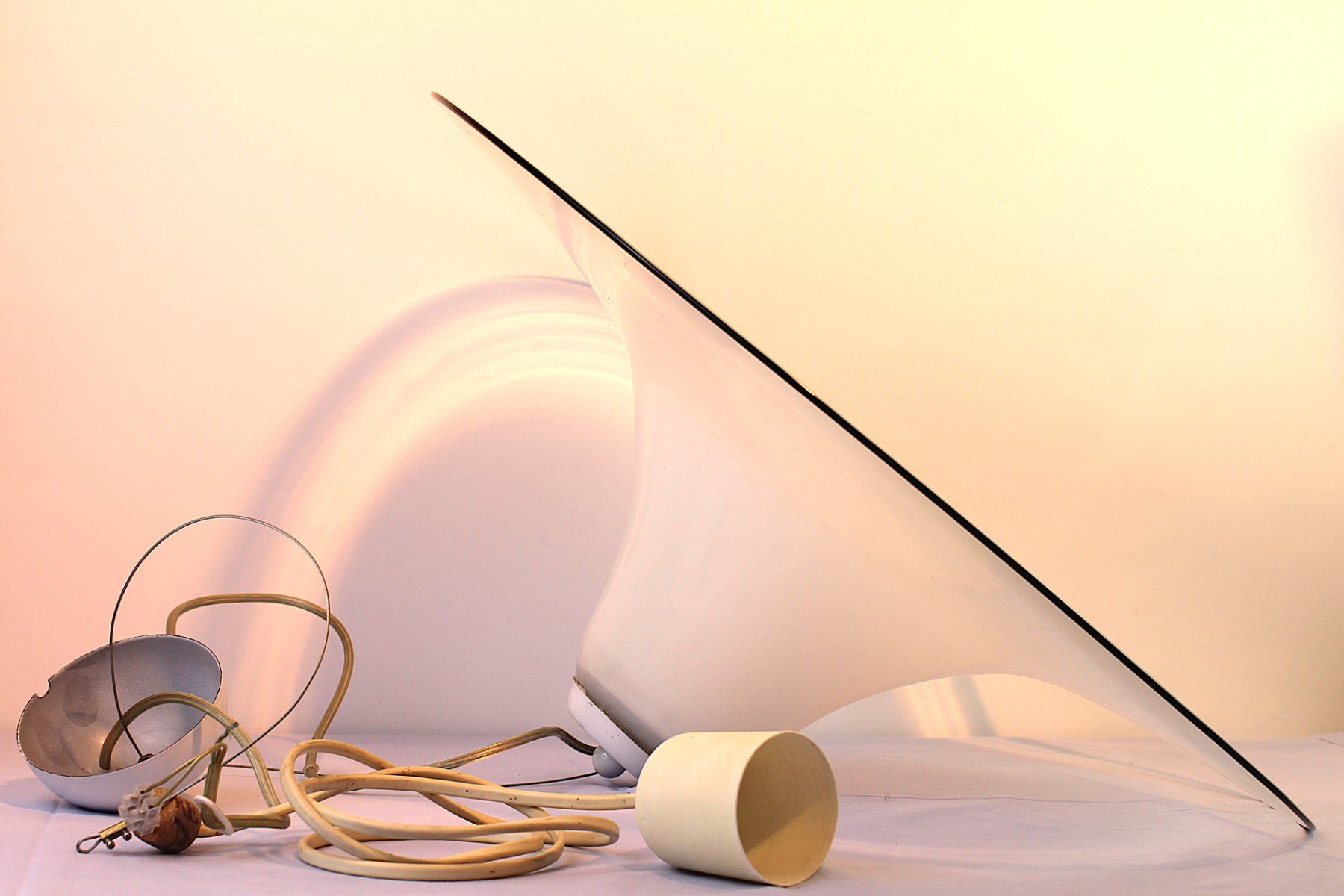Lampadari & plafoniere: Vintage-Pendelleuchte aus Glas – Usato da Reinach BL venduto da bk_brockireinach