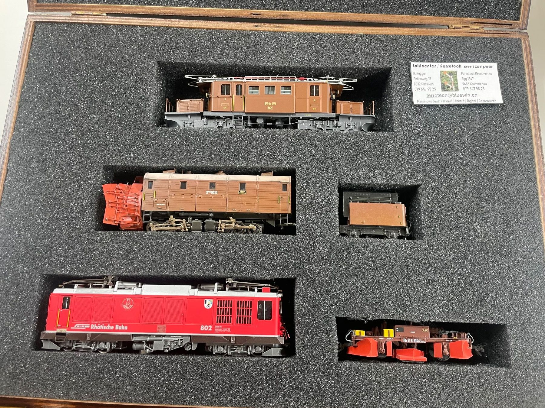 Ferro-suisse Modellini di ferrovie: Ferro Suisse / Bemo Metal, Bernina-Set E – Usato da Hofstetten ZH venduto da kroki66 6