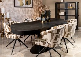 RICHMOND INTERIORS** Dining table Bogor dark coffee 260
