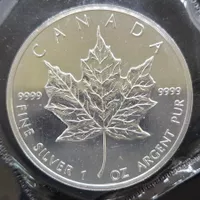 Kanada Maple Leaf 1 Unze Silber 999/1000 1988