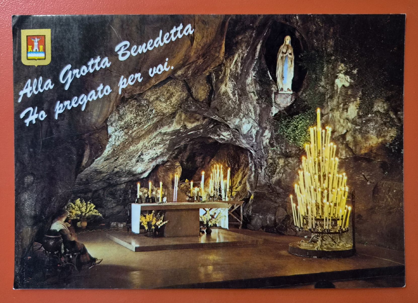 Ansichtskarten: Lourdes Grotte 1981 – Gebraucht aus Melchnau von Arthurius