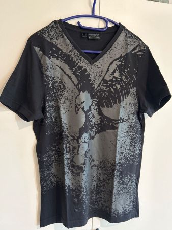 Herren T-Shirt schwarz mit Muster von Rainbow