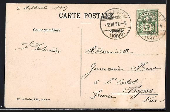 Cartoline postali: AK Ballaigues, et la Dent de Vaulion – Usato da Berlin venduto da bartko-reher 1
