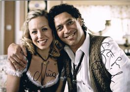 Nina Proll & Gregor Bloéb Autogramm signiert Foto 13x18cm