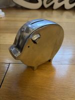 Vintage Sparschwein aus Metall 