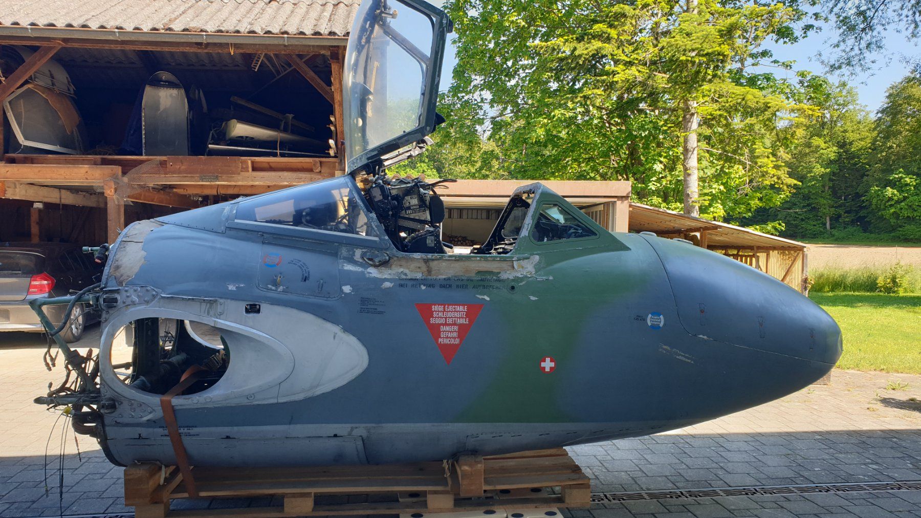 Altro per industria metallurgica: Vampire DH115 U-1235 Schweizer Luftwaffe – Usato da Düdingen venduto da 7471 1