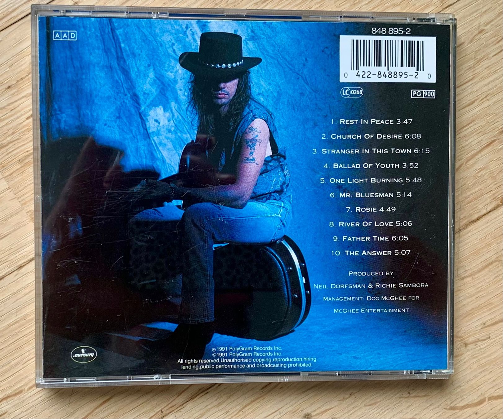 CD: Richie Sambora Stranger in this town – Usato da Zürich venduto da Fieber 2